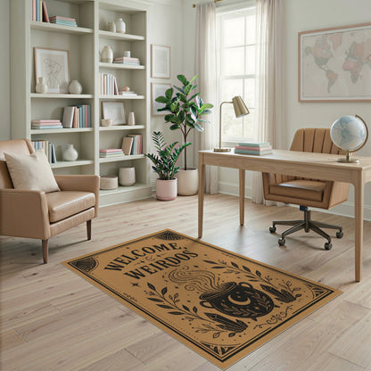 Welcome Weirdos Cauldron Area Rug