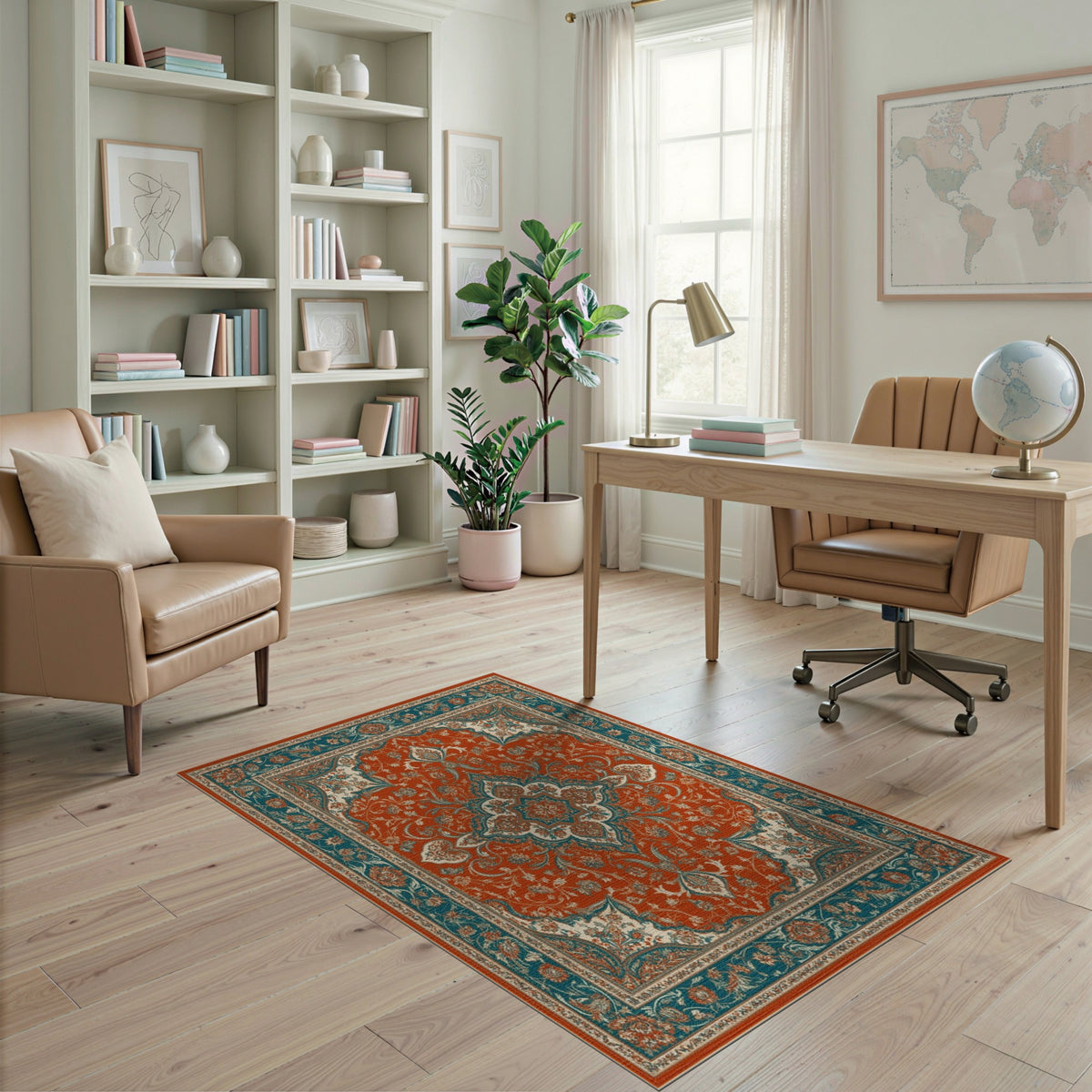 Medallion Floral Red Persian Medallion Floral Area Rug