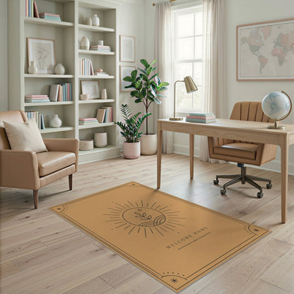 Welcome Home Terracotta Area Rug