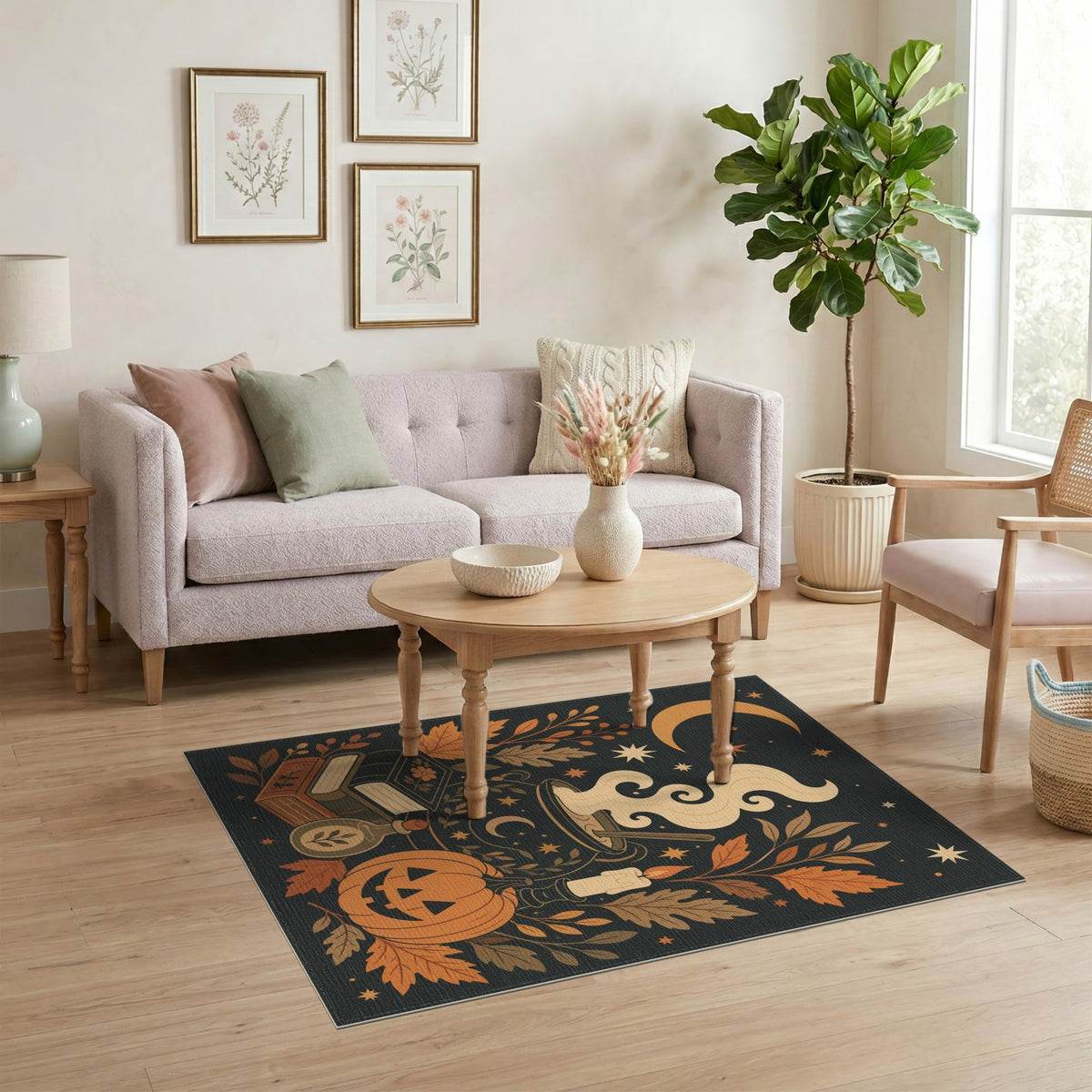 Enchanted Cauldron Autumn Area Rug
