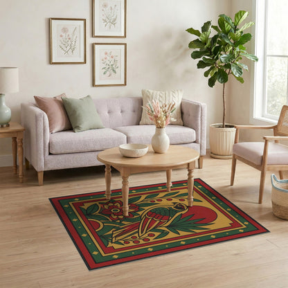 Heritage Falcon Bird Area Rug