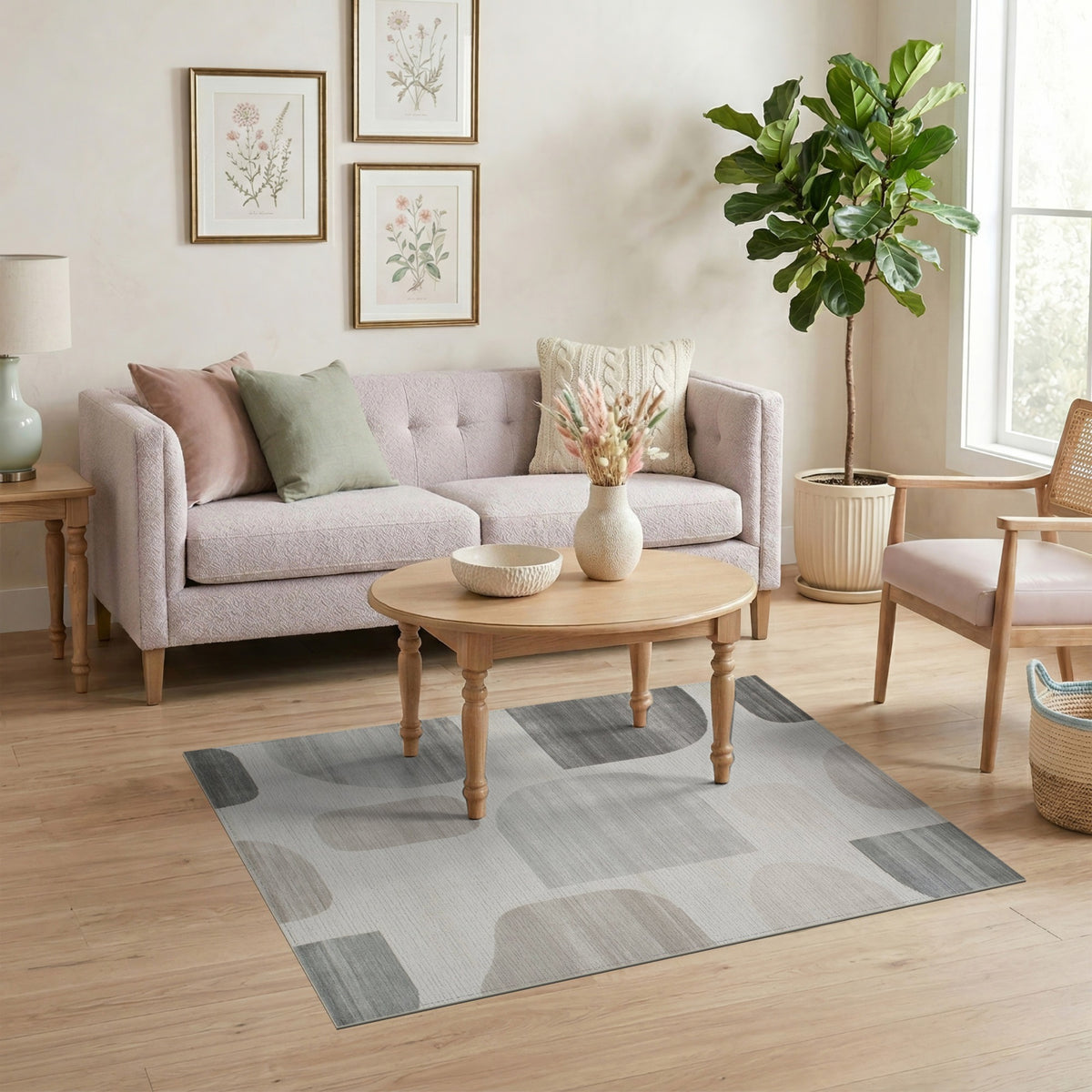 Grey Abstract Area Grey Abstract Shapes Area Rug