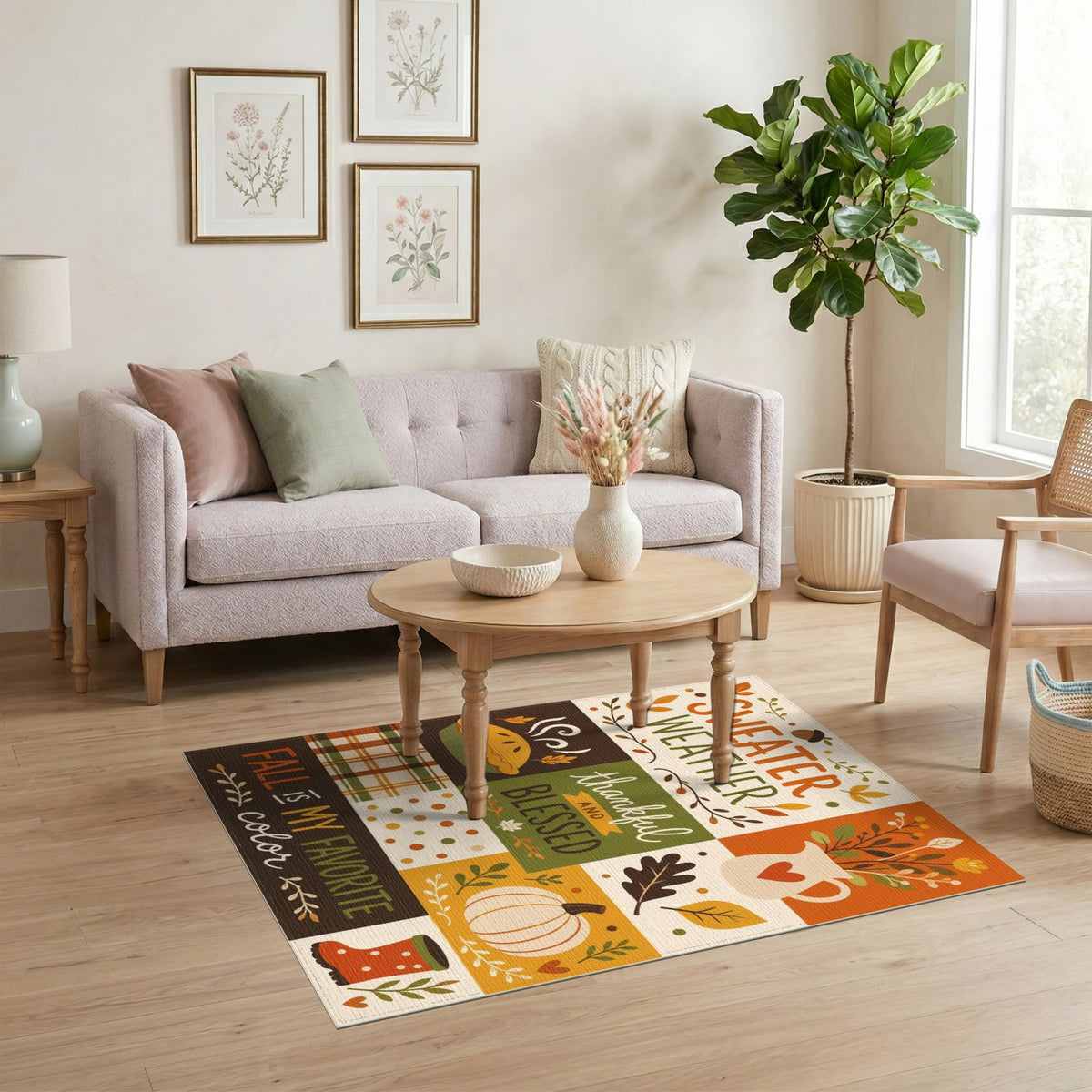Fall Sweater Weather Area Rug