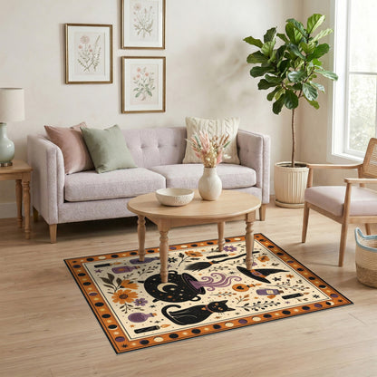 Witch Cauldron Halloween Area Rug