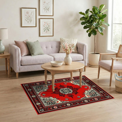 Red Dragon Persian Area Rug