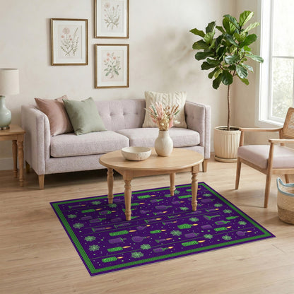 Mystic Purple Potion Candle Area Rug