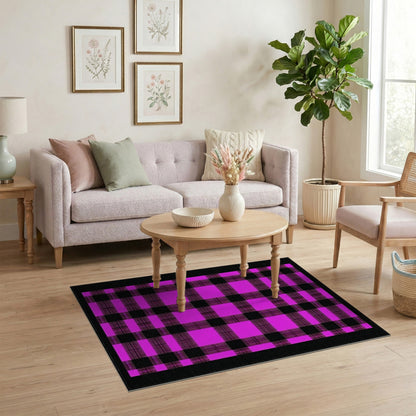 Pink Buffalo Check Area Rug