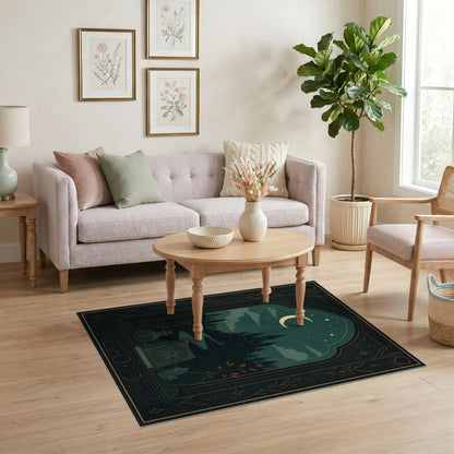 Midnight Castle Mystical Area Rug