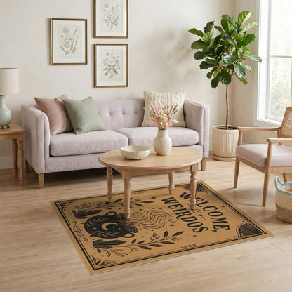 Welcome Weirdos Cauldron Area Rug