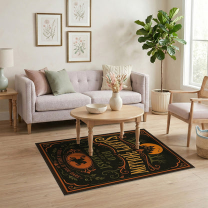 Sleepy Hollow Vintage Halloween Area Rug