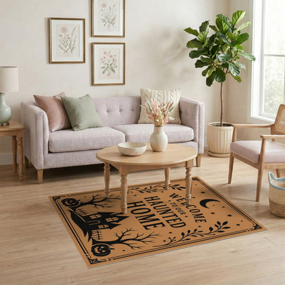 Haunted Home Halloween Area Rug