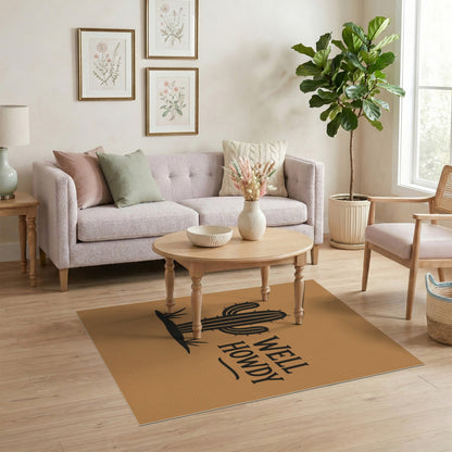 Well Howdy Cactus Southwestern Area Rug