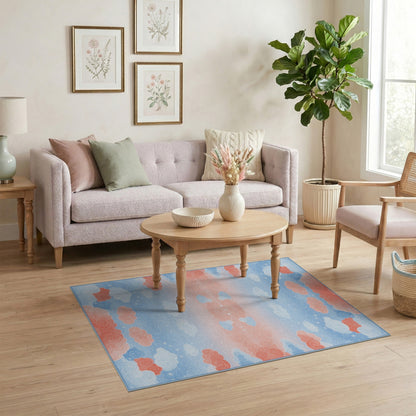 Dreamy Cloud Sky Kids Rug