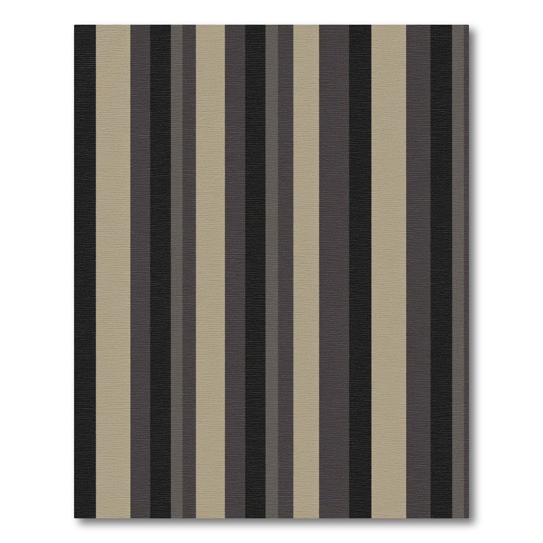 Earth Tones Vertical Stripe Rug