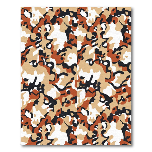 Desert Camouflage Abstract Blotches Rug