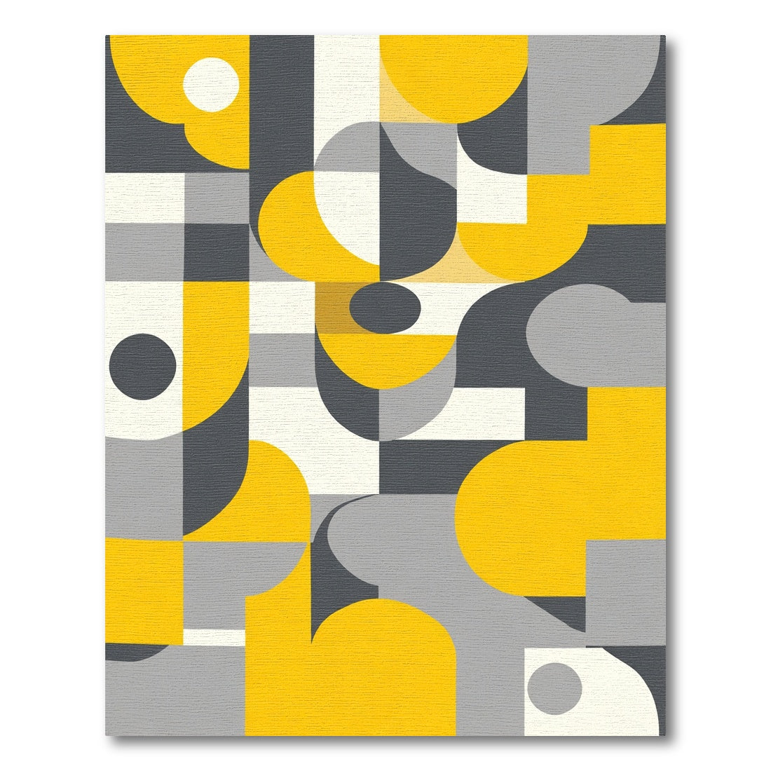 Modern Geometric Sunburst Abstract Rug