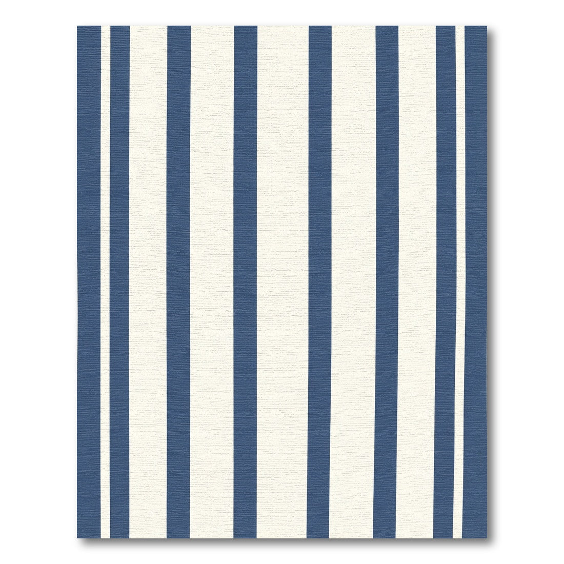 Classic Navy Cream Vertical Stripe Rug