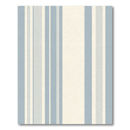 Pale Blue Cream Stripe Repeat Rug