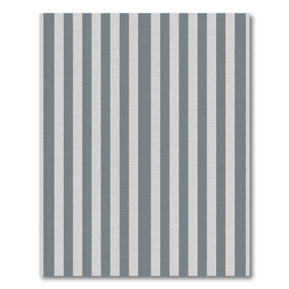 Classic Gray White Stripe Rug