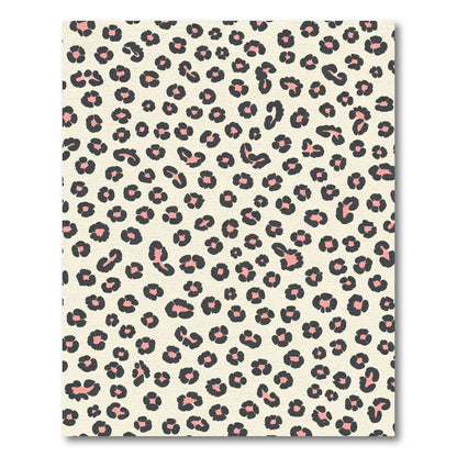 Cream Leopard Spots Scatter Rug