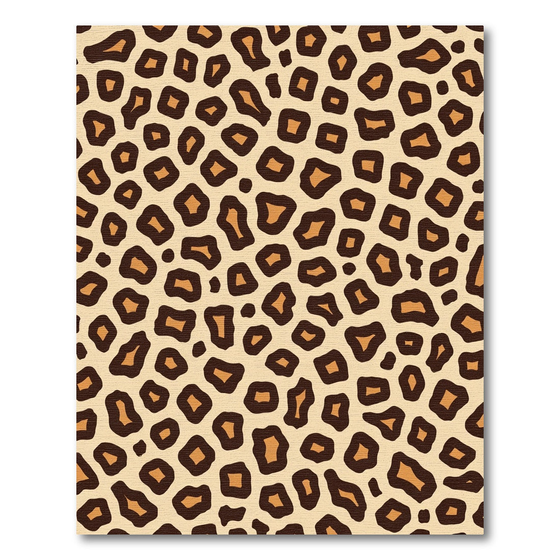 Classic Leopard Spot Repeating Rug