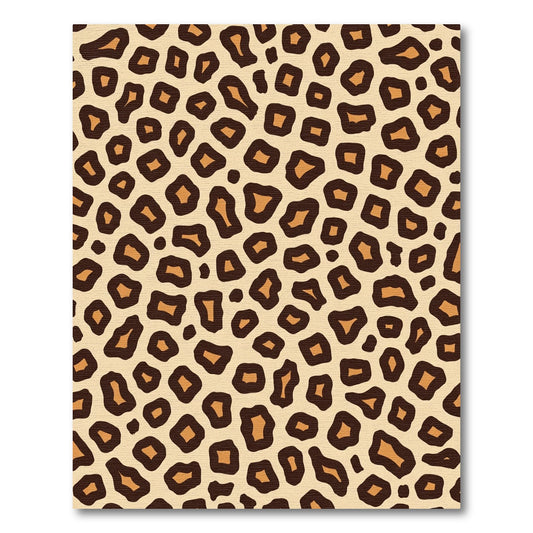 Classic Leopard Spot Repeating Rug