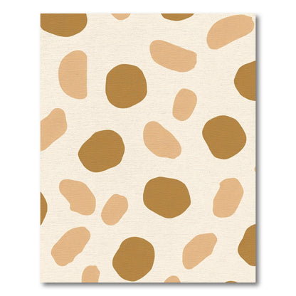 Earthy Organic Cloud Shapes Rug