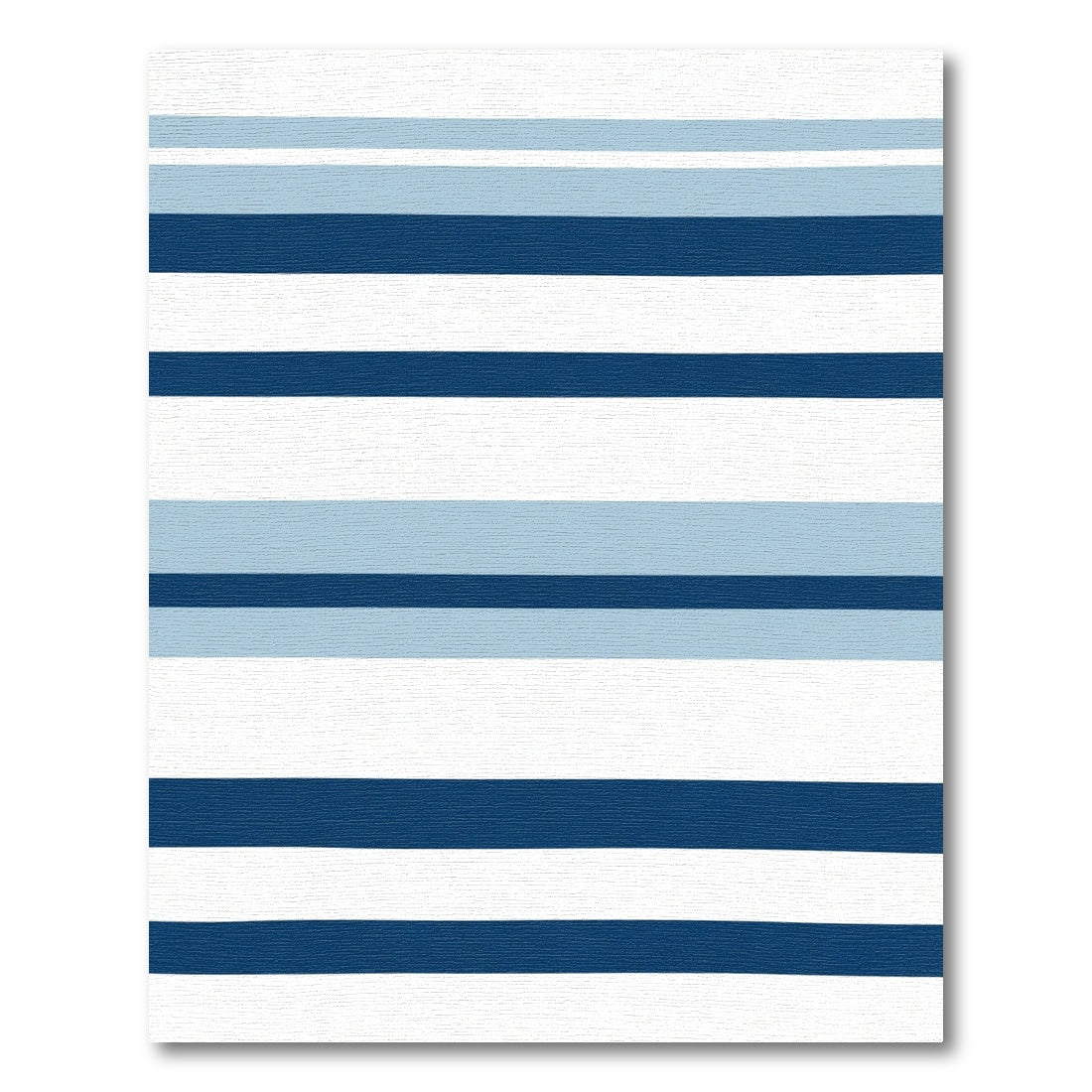 Navy Blue Sky Striped Rug