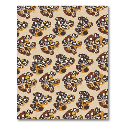 Earthy Abstract Tonal Blend Rug