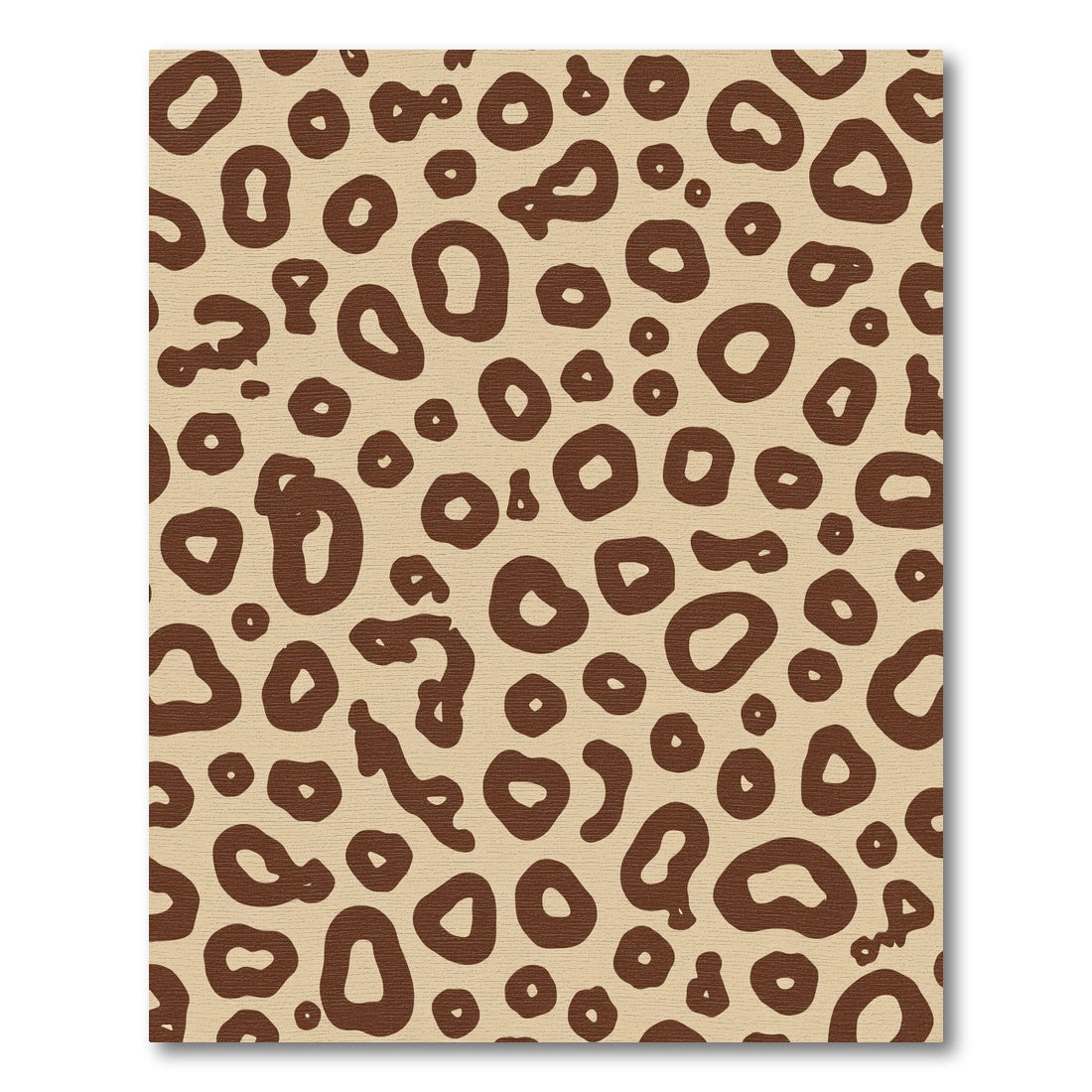 Brown Cheetah Spots Rug