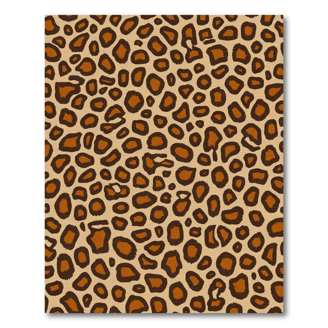 Classic Leopard Spot Print Rug