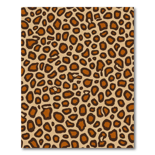 Classic Leopard Spot Print Rug
