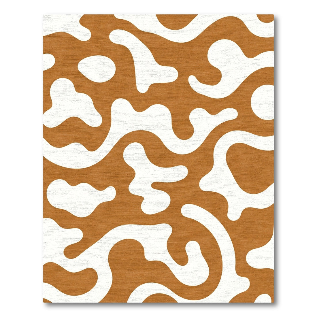 Amber White Organic Flow Rug
