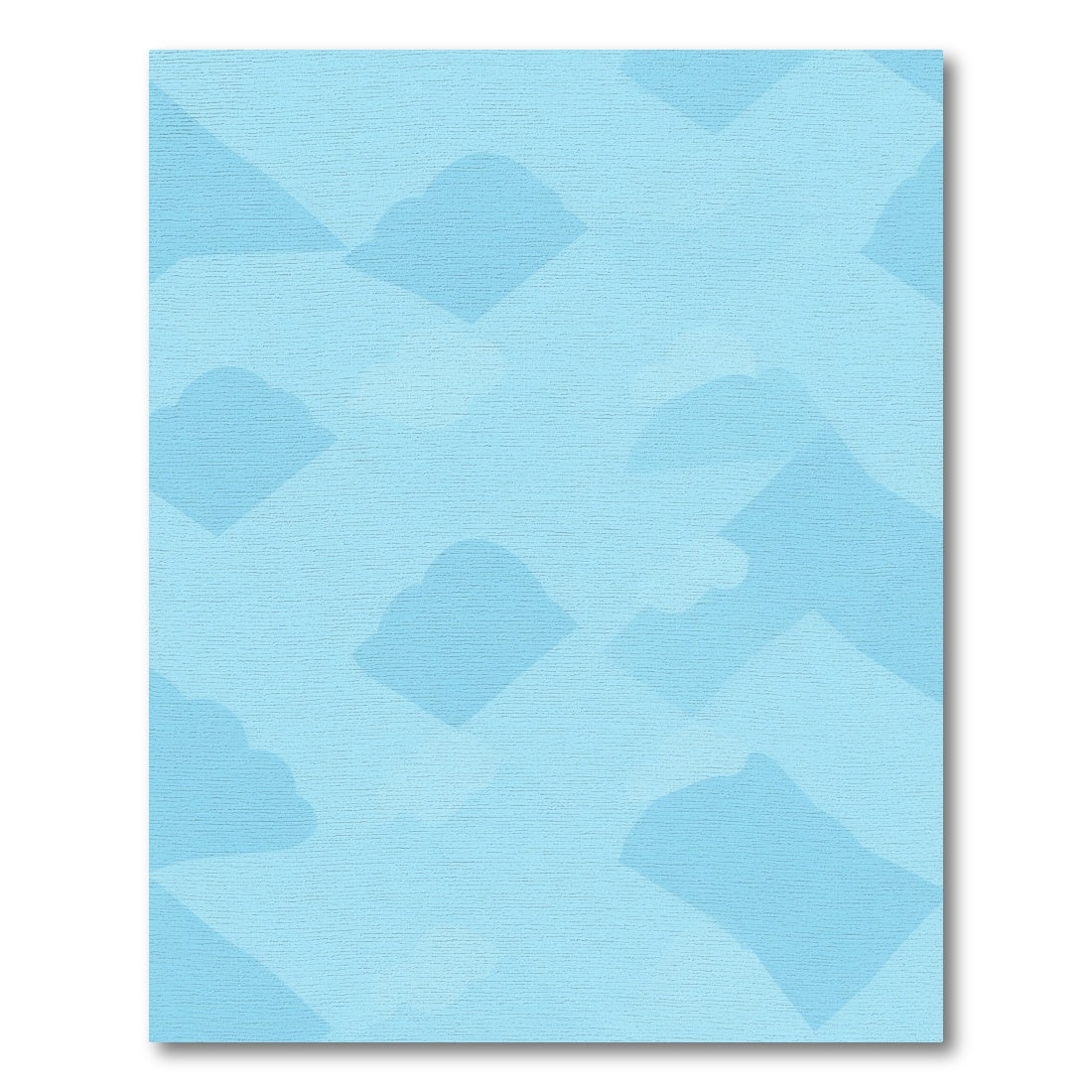 Sky Blue Cloud Mountain Landscape Rug