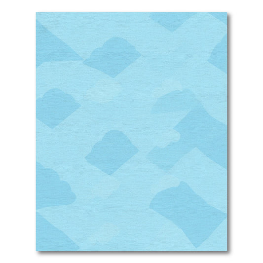 Sky Blue Cloud Mountain Landscape Rug