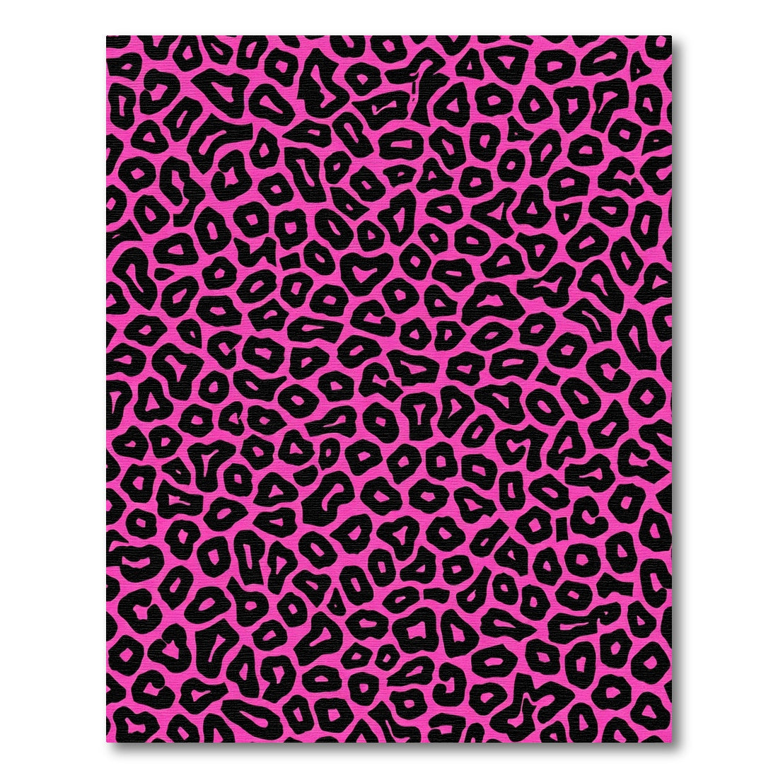 Bold Pink Leopard Spot Print Rug