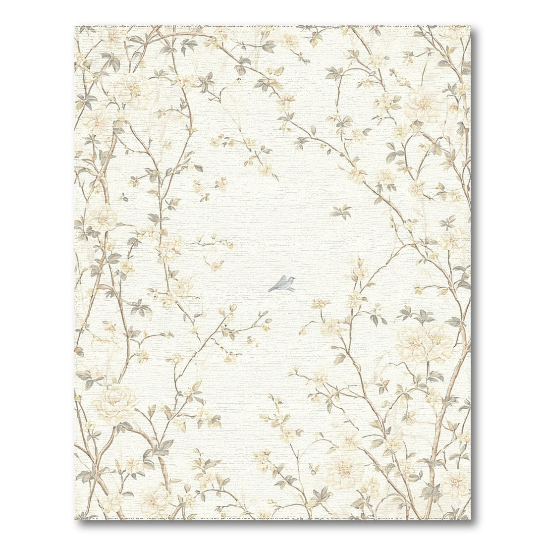 Beige Floral Vintage No. 86 Area Rug