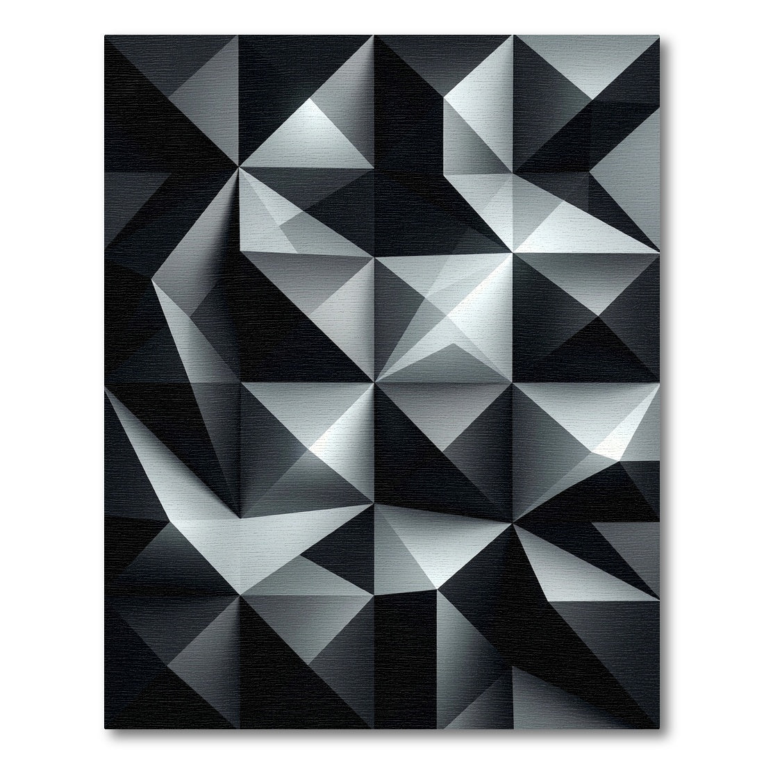 Monochromatic Geometric Facet Composition Rug