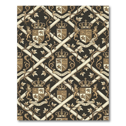 Regal Crest Lattice Scroll Work Rug
