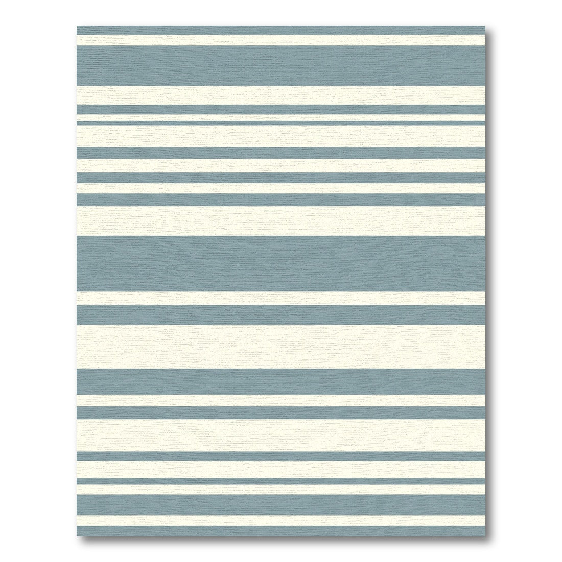 Blue Stripe Accent Rug