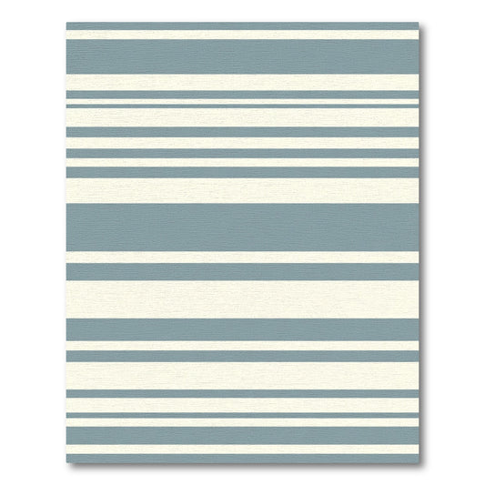 Blue Stripe Accent Rug