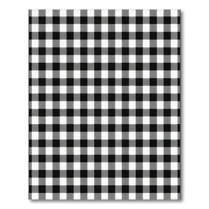 Black and White Geometric Modern Black and White Checkered Area Rug