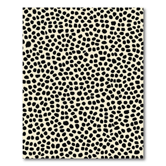 Neutral Speckled Organic Dot Arrangement Rug