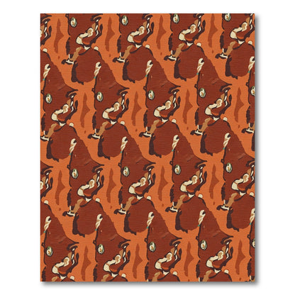 Amber Red Fox Repeat Rug