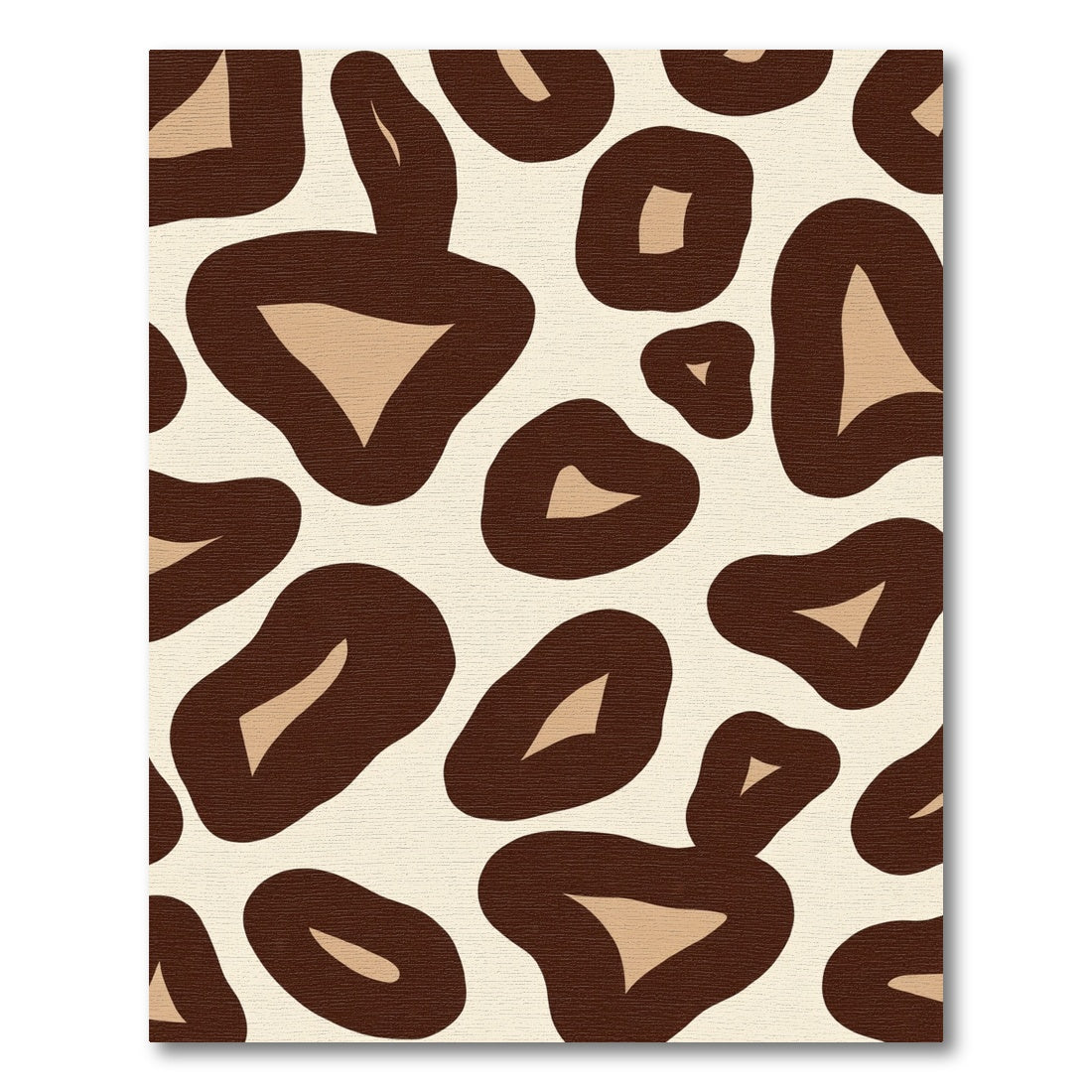 Neutral Animal Print Shapes Rug