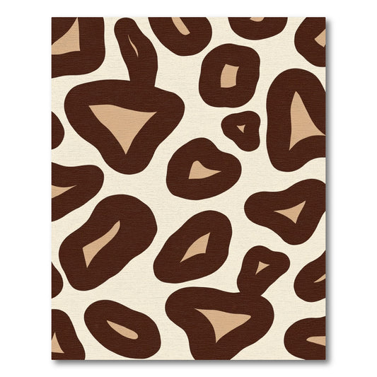 Neutral Animal Print Shapes Rug