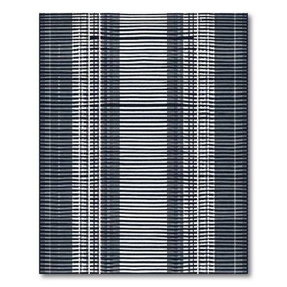 Monochromatic Tonal Striped Vertical Rug
