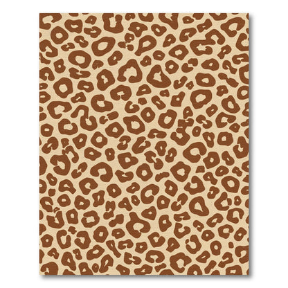Brown Leopard Spot Repeats Rug
