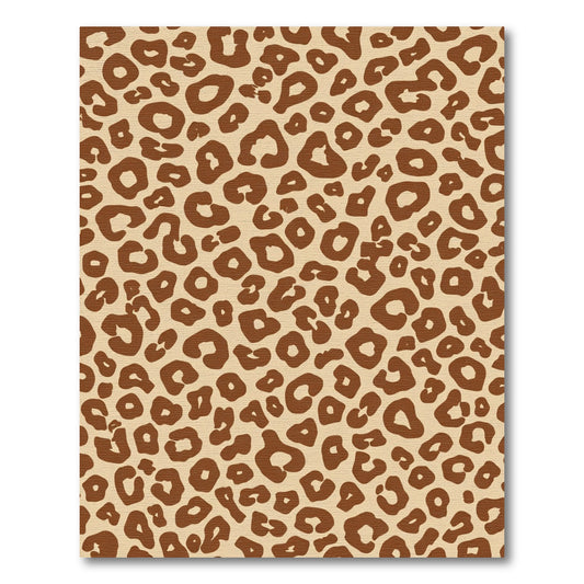Brown Leopard Spot Repeats Rug