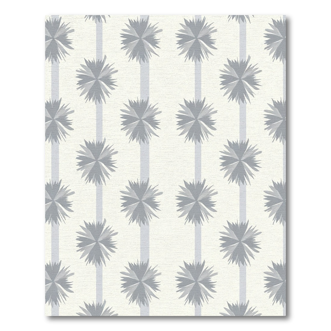 Silver Starburst Stripe Rug